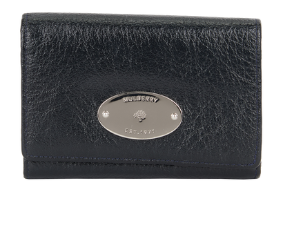 Mulberry Plaque French Purse, front view